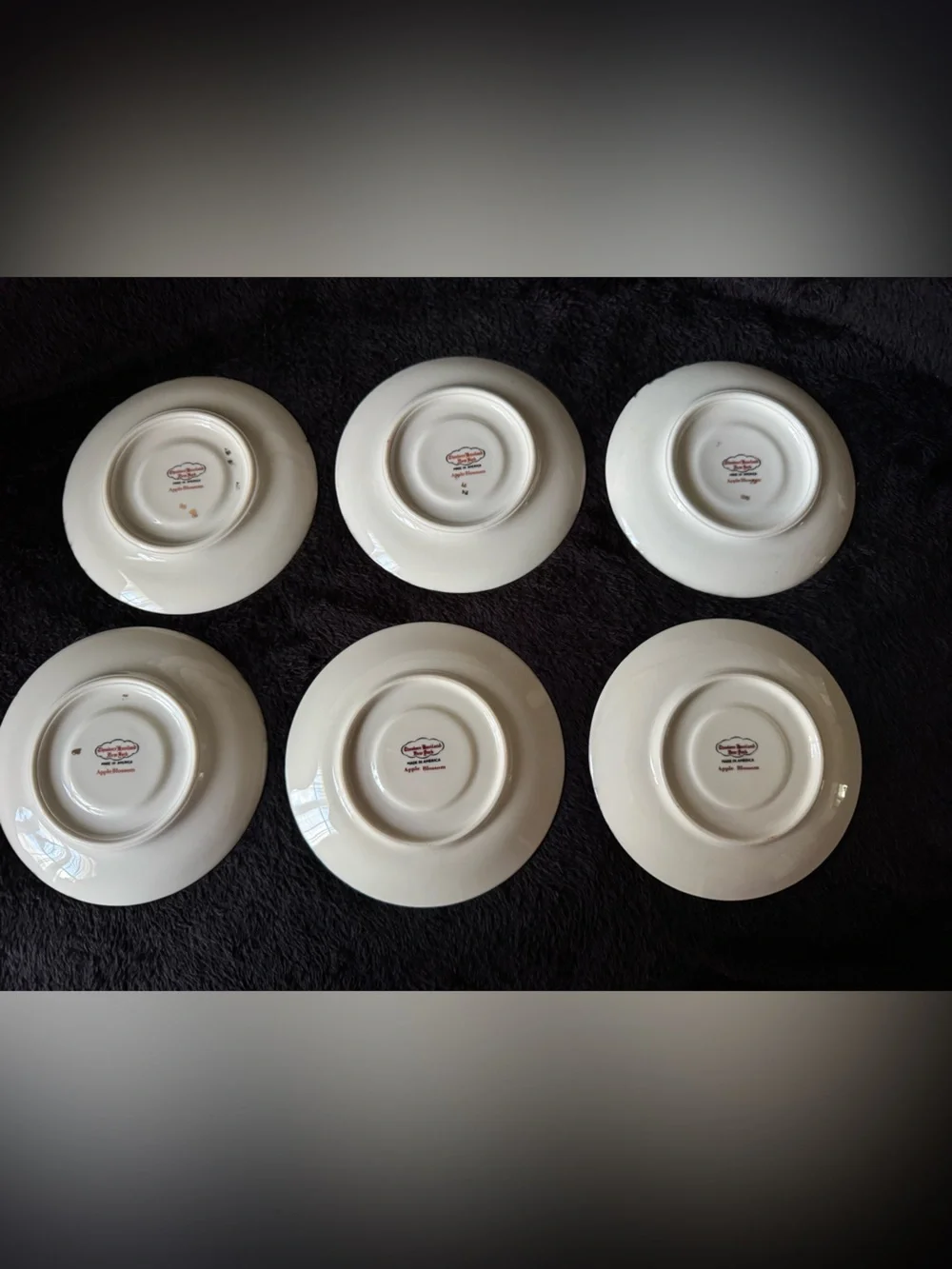 Theodore Haviland New York Apple Blossom 6 Saucers